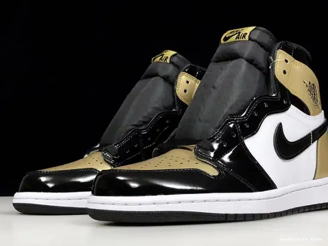 Rep 1 Air Toe High Jordan 861428-007 Glod Retro 0514